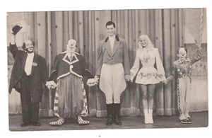 ABC SERIE DE TELEVISIÓN DE LOS PRIMEROS NIÑOS SUPER TARJETA DE CIRCO CON FIRMAS IMPRESAS 1949-56 - Imagen 1 de 2