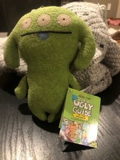 Peaco Ugly Doll Plush Stuffed Uglydoll 8 7 6" with tag small size classic green