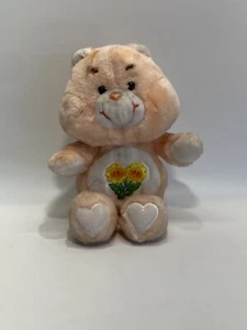 Vintage 1983 Kenner Care Bear "Friend" Bear Plush American Greetings EUC Flowers - Picture 1 of 13