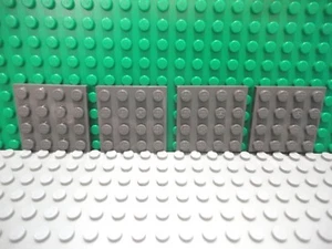 Lego 4 Classic Dark Gray 4x4 base plate - Picture 1 of 1