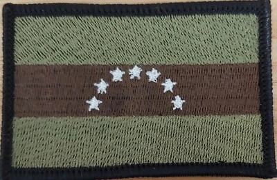 Venezuela 7 Stars Flag Patch With Hook Adhesive Fastener Multicam Tactical #10 - Image 1 of 2