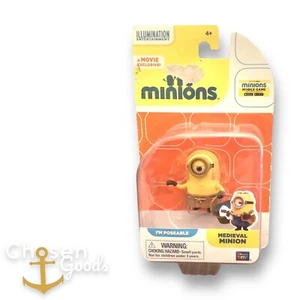 Minions Movie Medieval Minion Poseable Mini Figure Toy NIB - Picture 1 of 5