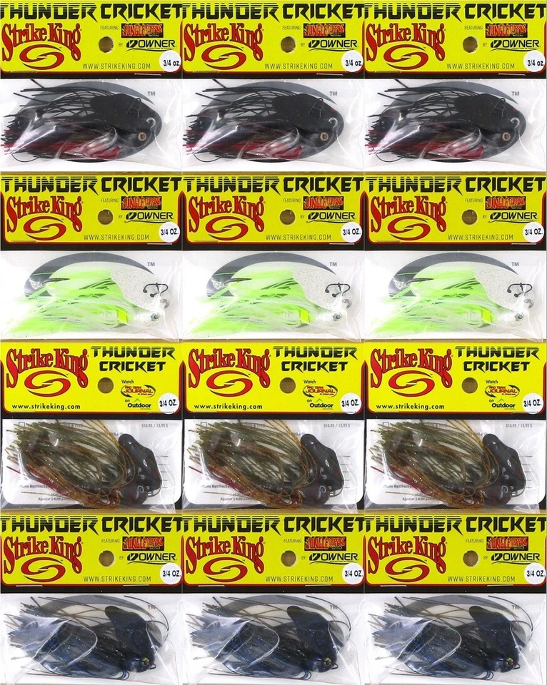 Strike King Tcvsj34-135 Thunder Falcon Craw 3/4 Oz FW Jig Fishing Lure