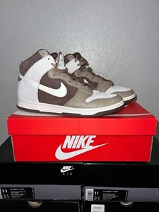 Nike Dunk High Retro PRM Light Chocolate, Used Size 11 - Picture 1 of 8