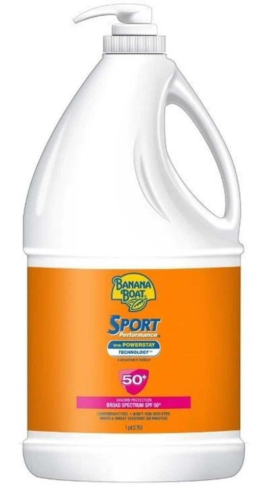 Banana Boat Sunscreen, Sport Lotion SPF 50, 128 Ounce| Gallon Bulk Sunscreen - Image 1 of 1
