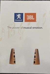 Peugeot JBL Sound UK Brochure 2006 1007 206 CC 207 307 CC 407 Inc Coupe 607 - Picture 1 of 3