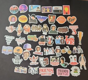 50 Piece TV Stranger Things Craft Laptop Bottle Vinyl Wall Decal Sticker Pack - Picture 1 of 5