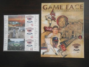 1993 Cleveland Indians FINAL SERIES CLEVELAND STADIUM 3 Ticket Strip + Game Face - Picture 1 of 7