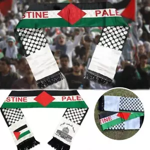 Palestine Scarf Palestine Flag Scarf Palestinian 14*135cm NEW`E N5A1 - Picture 1 of 12