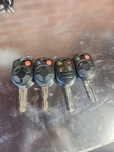 LOT OF 3 Ford 1 Lincoln REMOTE KEY FOB OEM - Picture 1 of 10