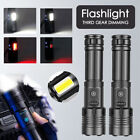 Rechargeable 990000lm Led Flashlight Tactical Police Super Bright Torch Zoomable