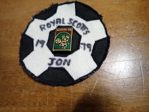 the Royal Scots (The Royal Regiment mockba - 80 pin patch bx 12 #2 - Picture 1 of 2