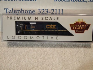 BROADWAY LITED"N"SCALE 7960 CSX EMD SD40-2 PARAGON-4 SOUND DC/DCC CAB No.CSX8206 - Picture 1 of 2