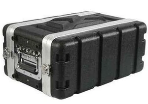 Rack Case 4U Space SHALLOW 8 Inch Deep shell,  DJ Light Weight 19" wide w Screws - Picture 1 of 3