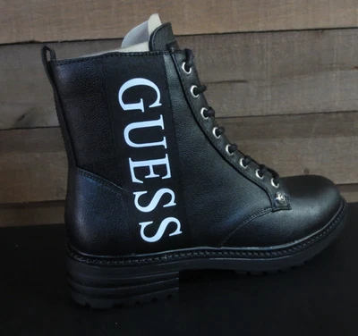 BOTAS CON CORDONES GFGWAYNE GGUESS PARA MUJER - NEGRAS - US 6.5M Foto 1 de 4