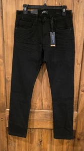 Kenneth Cole Tapered Jeans Herren 30x30 Kaven Stretch Denim Slim Fit Low Rise Neu mit Etikett - Bild 1 von 6