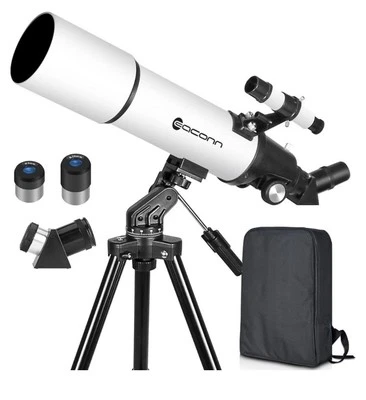 Telescopes for Adults Astronomy, 80mm Aperture 600mm Refractor Telescope for ... - Image 1 of 4