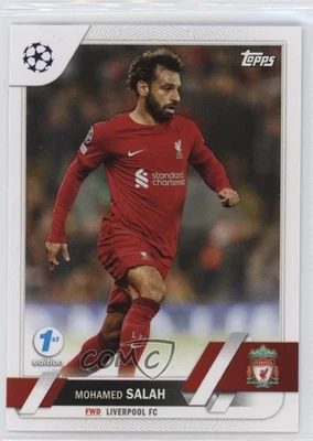 2022-23 Topps UEFA Club Competitions 1st Edition Mohamed Salah #71 - Image 1 of 3