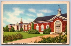 Postal de Grand Rapids Michigan Calvin College - Imagen 1 de 2