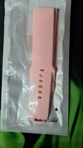 Streatchy Silikon Uhrenarmband für Samsung Galaxy Pink NEU - Bild 1 von 2