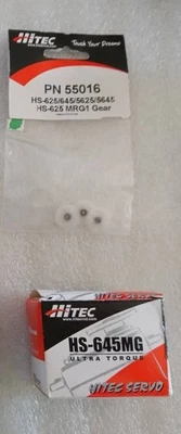 HiTEC HS-645MG High Torque Servo 96kg/0.24s with Spare Gear, Full Metal, 4.8V/6V - Image 1 of 4