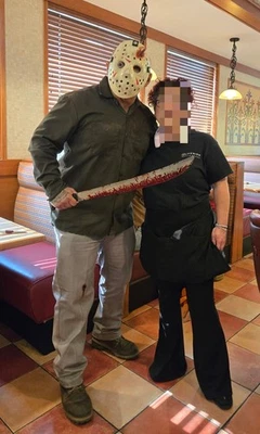 Jason Part 4 Silicone mask and costume - Image 1 of 4