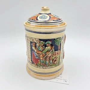 Biscottiera in ceramica tedesca vintage da collezione contenitore barattolo - Imagen 1 de 9