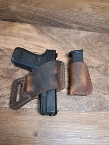 Versacarry Right Hand Belt Holster And Magazine Carrier For Glock 19, Glock 26 - Picture 1 of 6