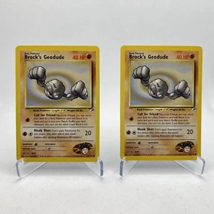 (1x) Brock's Geodude 66/132 Gym Heroes - Tarjeta Pokémon común - Casi nueva/Como nueva - Imagen 1 de 2