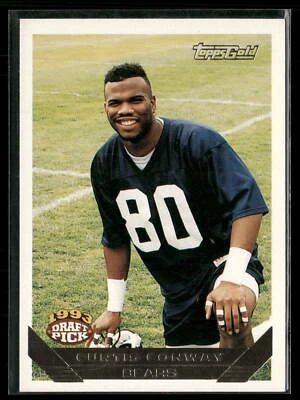 Curtis Conway 1993 Topps #12 Gold Chicago Bears - Image 1 of 2