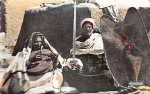 Sahara - ALGERIA - Tuareg couple in Tamanrasset in the Hoggar - Publ. Jomone 124 - Picture 1 of 2