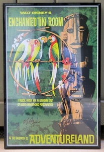 Disneyland - Enchanted Tiki Room Attraction Poster 12x18 SIGNED by Bob Gurr - Picture 1 of 2