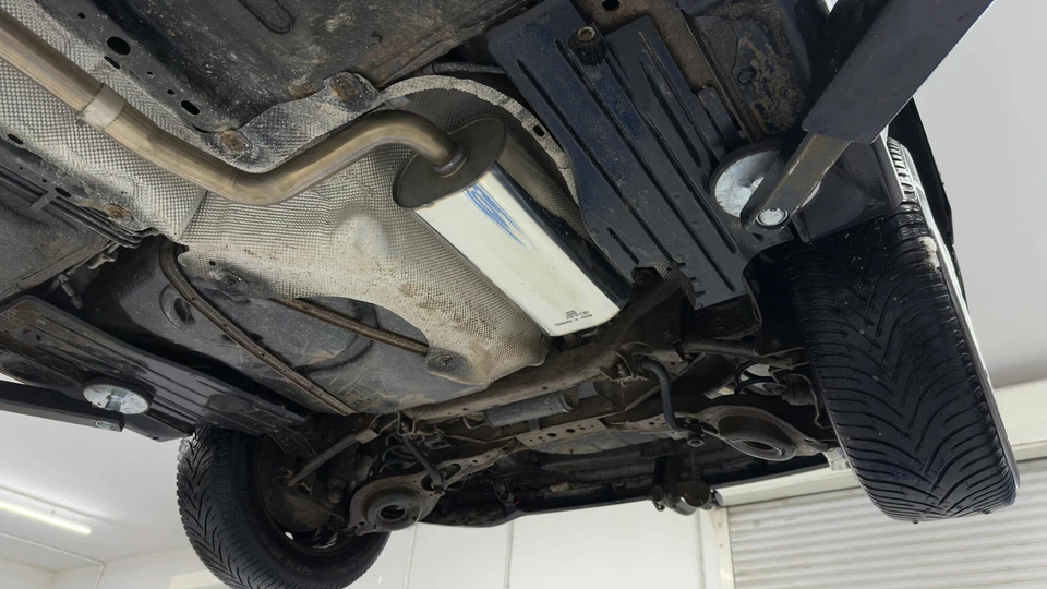 Fox Scarico Sportivo Silenziatore Ford C-max II Da Anno Fab. 2012 1.0l SX 1x55mm - Immagine 1 di 3