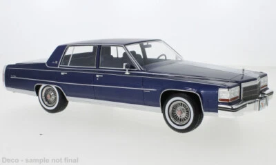 BoS 1982 Cadillac Fleetwood Brougham Metallic-Dark Blue 1:18*New*In Stock Now!! - Image 1 of 2