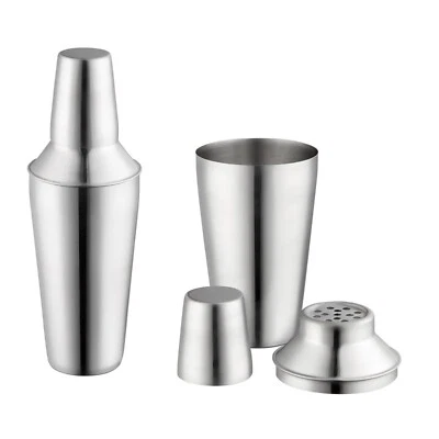 Stainless Steel Cocktail Shaker Mixer Drink Bartender Martini Tools Bar - Image 1 of 4