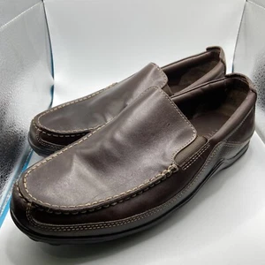Cole Haan 161 C04059 C8 Tucker Venetian Men's Brown Leather Loafers Size 9M - Picture 1 of 9