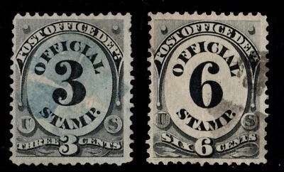 O37-O38 Official Stamp United States used well centered - Image 1 of 2