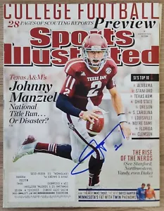 Johnny Manziel Signed Sports Illustrated Magazine 8/19/13 Texas A&M NFL RAD - Picture 1 of 1
