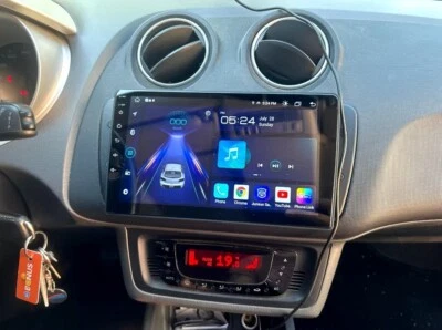 Autoradio 2 DIN Android 13 9" CarPlay GPS WiFi Plug&Play Seat Ibiza 6J 2009-13 - Immagine 1 di 4