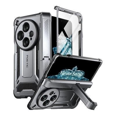 Funda Poética Espartana DEFECTUOSA para OnePlus Soporte Abierto Bisagra Protección G3D Foto 1 de 4