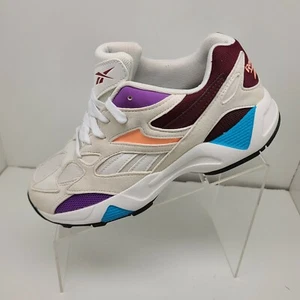 Reebok Aztrek 96 Reinventado Blanco/Porcelana/Lux Granate Para Hombre Talla 7 - Imagen 1 de 10