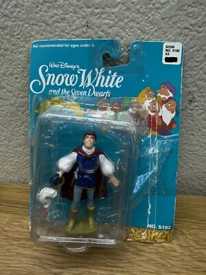Boneco Disney’s Branca de Neve e Sete Anões "PRINCE" Mattel Vintage Novo Na Caixa Fora do Cartão - Imagem 1 de 4