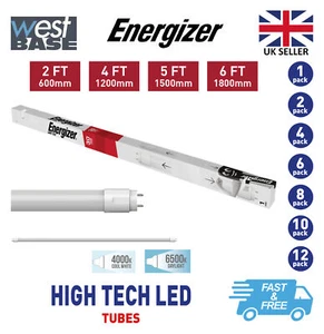 Energizer HIGH TECH G13 LED TUBE T8 Fluorescent Replacement 2FT 4FT 5FT 6FT - Picture 1 of 6