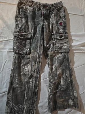 Pantalones Camuflados Carhartt Niñas Carga Talla 5t Cintura Ajustable Rosa Acampanado Pierna Recta Foto 1 de 4