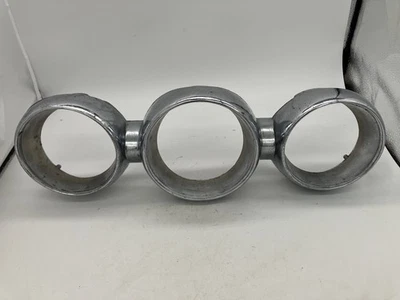 59 Pontiac Bonneville Catalina Cromo Calibre Cluster Bisel Envolvente USADO Foto 1 de 4