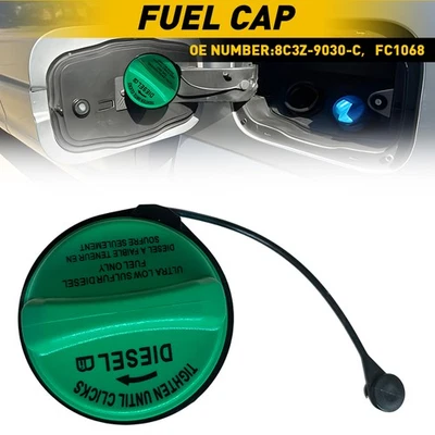 Fuel Filler Tank Cover Door Lid Gas Cap FC1068 For 2009-17 Ford F250 Super Duty - Image 1 of 4