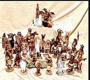 Figuras indígenas Castagna de 1988 a 1999 piezas figuras individuales 32€ B - Imagen 1 de 22