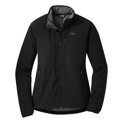 [S]Outdoor Research Women's Ferrosi Grid Jacket Softshell Black NWOT waterproof - Image 1 of 4