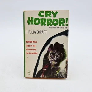 Vintage 1963 Cry Horror! By H.P. Lovecraft Paperback Avon Edition - Picture 1 of 5