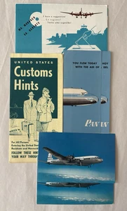 LOTE DE RECUERDOS DE VIAJE PAN AMERICAN WORLD AIRWAYS-AÑOS 50 - Imagen 1 de 11